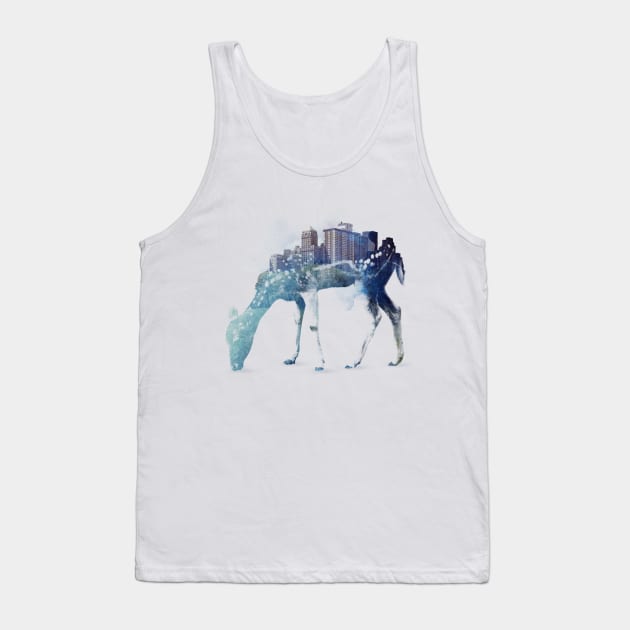 City Deer Tank Top by astronaut